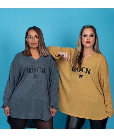 Camiseta punto Rock